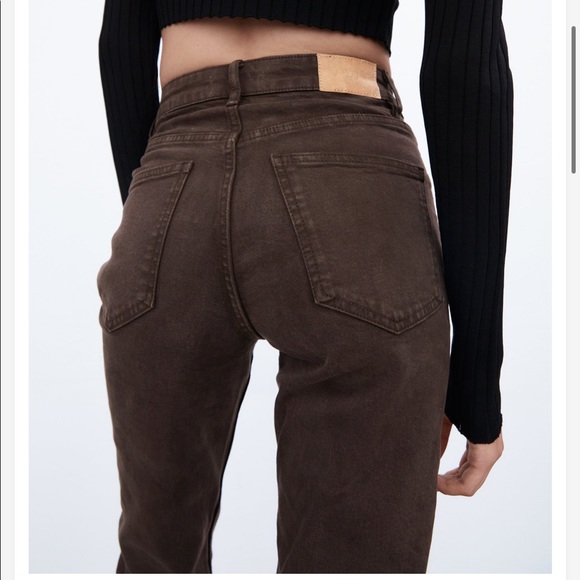 ZARA BROWN JEANS - Picture 7 of 11